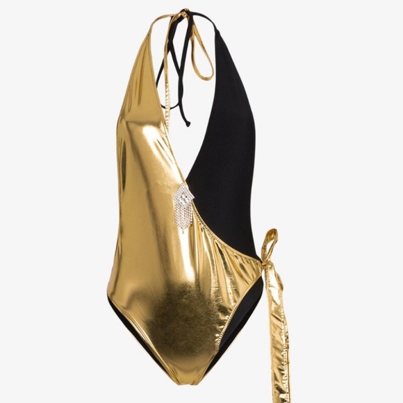 Gucci Other - NWT Gucci gold crystal swimsuit
